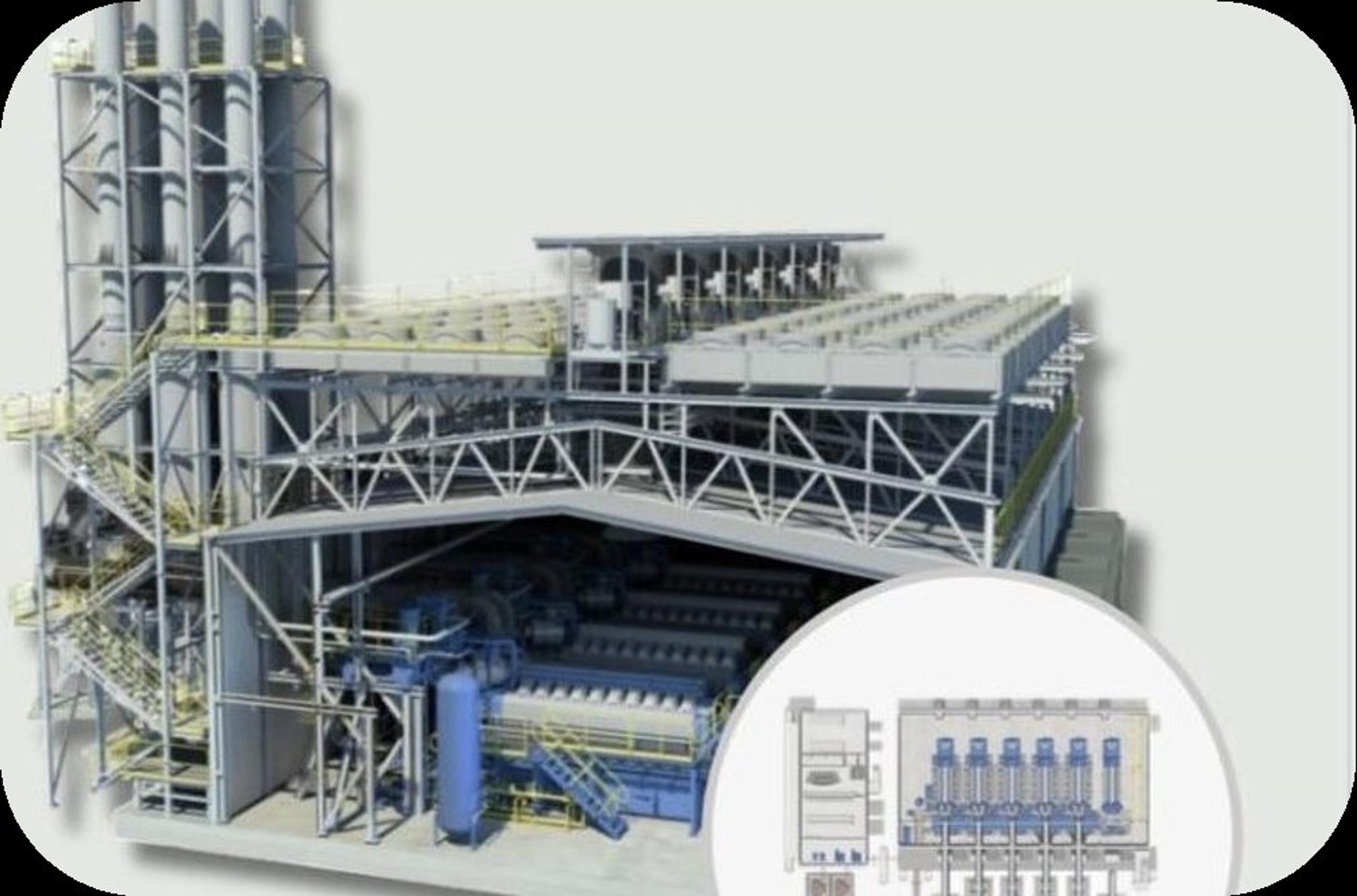 Будівництво високоманеврової генерації на базі комплексу газопоршневих генераторів потужністю 50 МВт